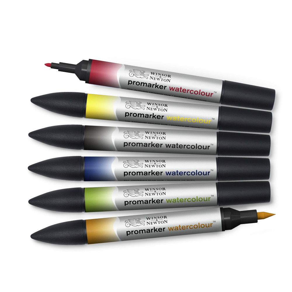 Promarker Watercolor set - Winsor & Newton - Basic, 6 pcs.