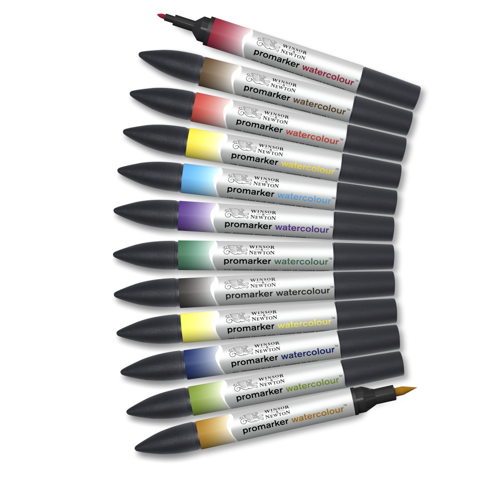 Promarker Watercolor set - Winsor & Newton - Basic, 12 pcs.