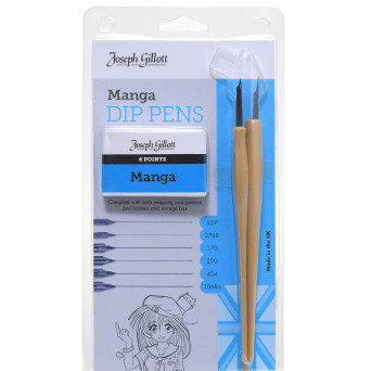 Set of Manga Dip Pens Joseph Gillot - William Mitchell