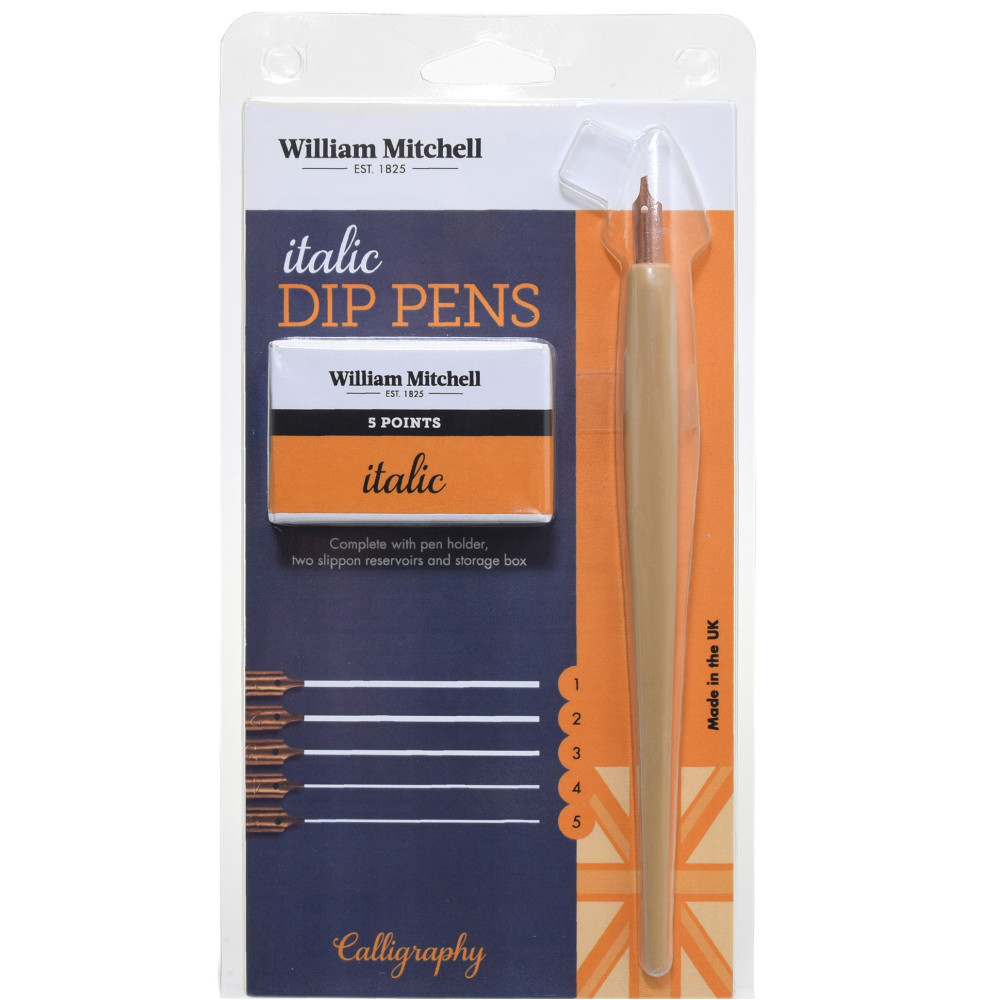 Zestaw do kaligrafii - William Mitchell - Italic Dip Pens