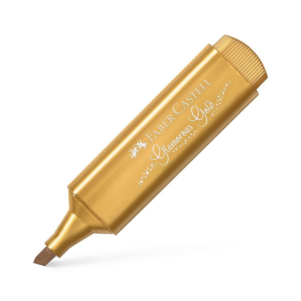 Zakreślacz metaliczny - Faber-Castell - złoty