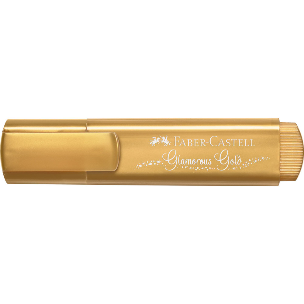 Zakreślacz metaliczny - Faber-Castell - złoty