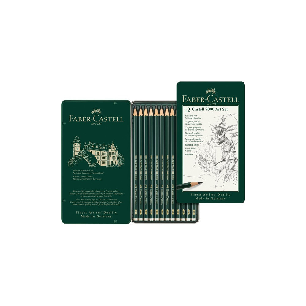 Graphite pencil Castell 9000 Art set - Faber-Castell - 12 pieces