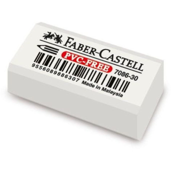 Gumka winylowa - Faber-Castell - biała, duża