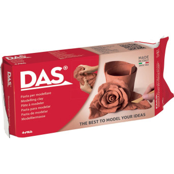 Modelling clay - DAS - terracotta, 1 kg