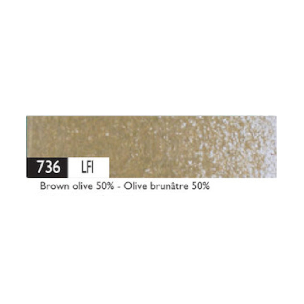 Luminance pencil - Caran d'Ache - 736, Olive Brown 50%