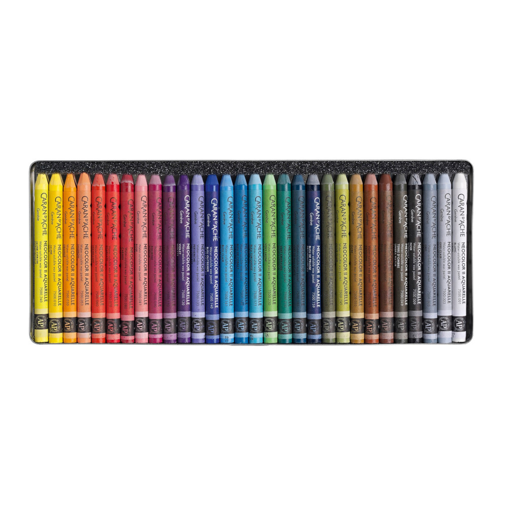 Zestaw pasteli akwarelowych Neocolor II - Caran d'Ache - 30 szt.
