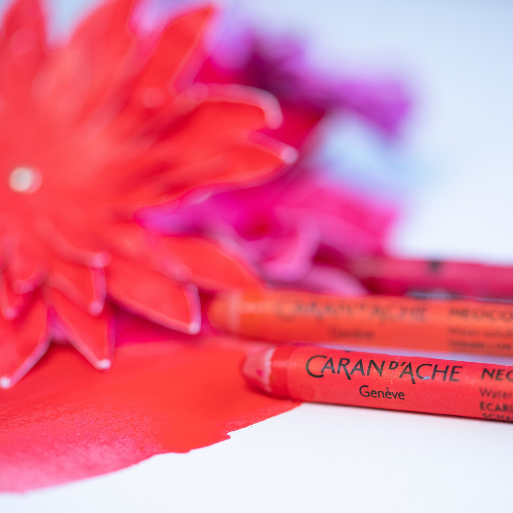 Set of Neocolor II watersoluble wax pencils - Caran d'Ache - 40 pcs.