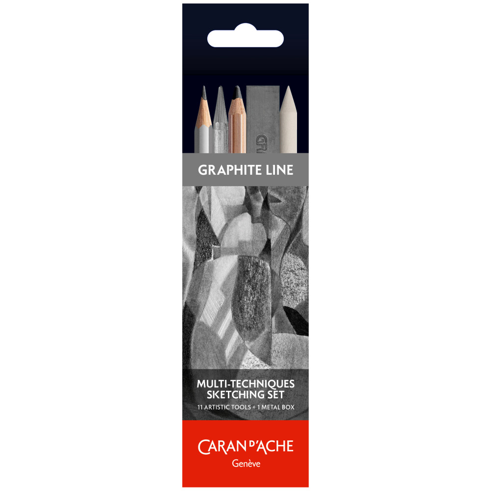 Multi Techniques Sketching set - Caran d'Ache - 11 pcs.