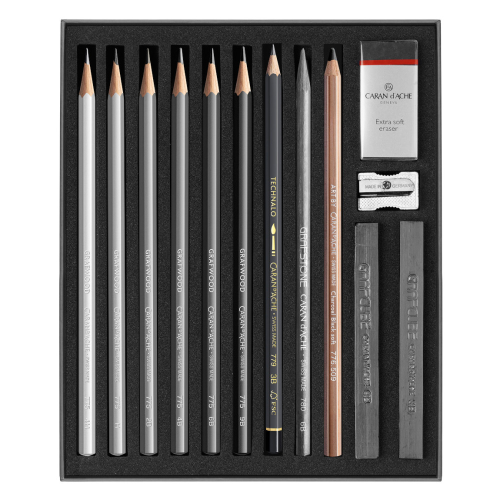 Zestaw do szkicowania Artist Sketching Set - Caran d'Ache - 14 szt.