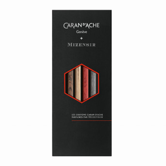 Zestaw pachnących ołówków Les Crayons de la Maison 9 Mizensir Parfum - Caran d'Ache - 4 szt.
