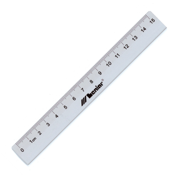 Metal ruler - Leniar - 15 cm