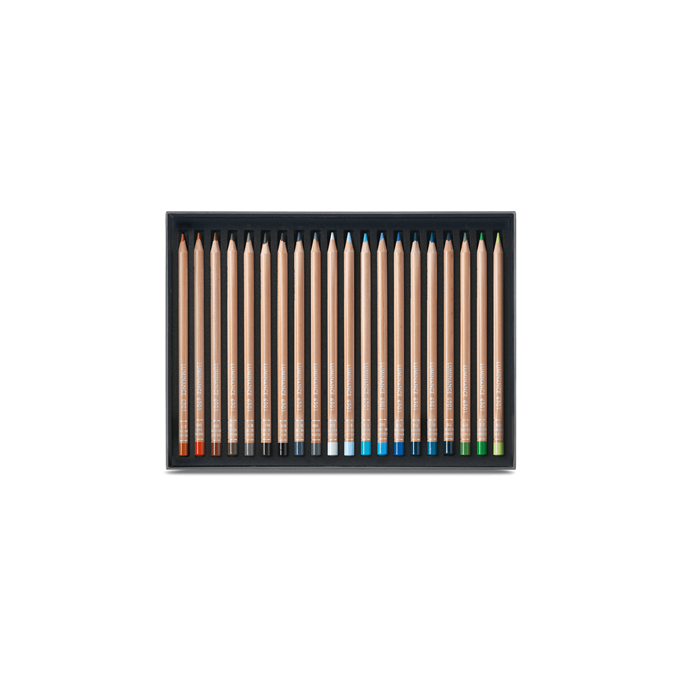 Zestaw kredek ołówkowych Luminance - Caran d'Ache - 40 kolorów
