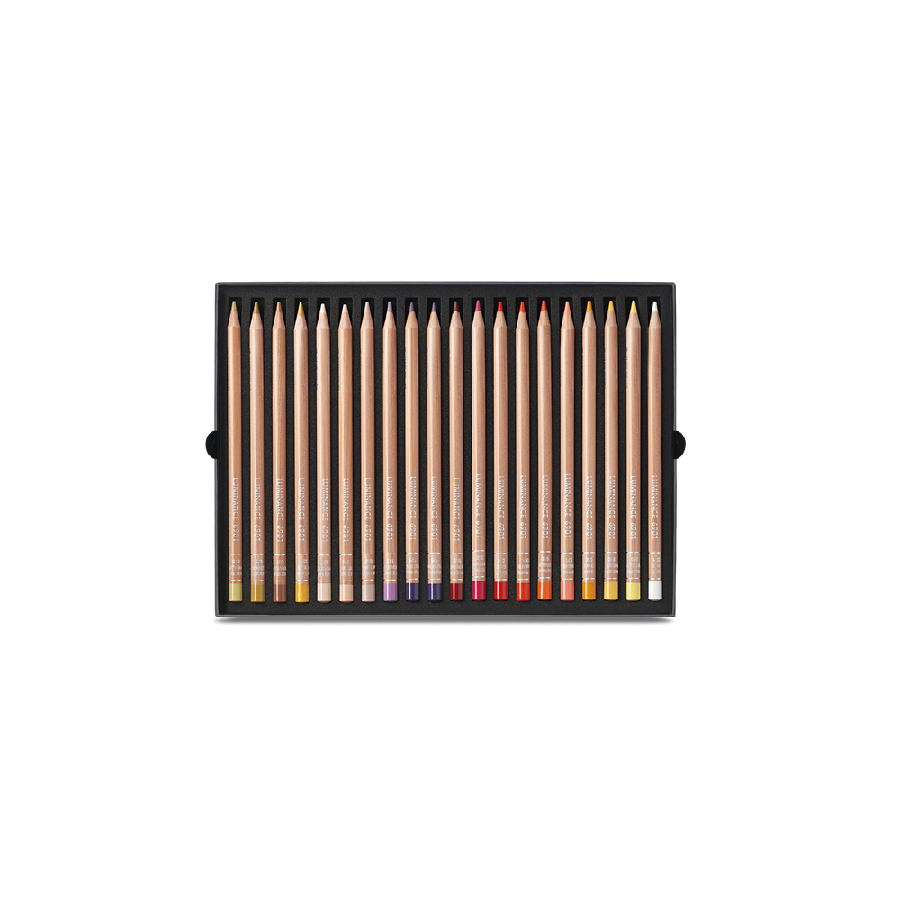 Set of Luminance pencils - Caran d'Ache - 40 colors