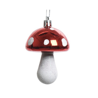 Bombki Grzybek nietłukące - 5 x 7,5 cm, 2 szt.