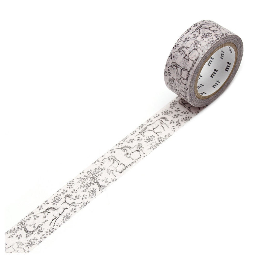 Taśma papierowa washi - MT Masking Tape - Unicorn, 7 m