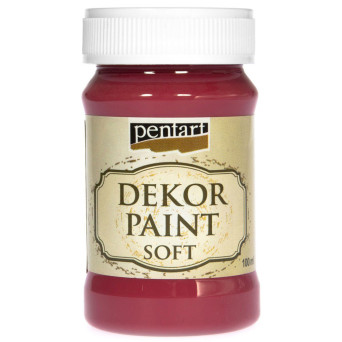 Farba kredowa - Pentart - kardynalska czerwień, 100 ml