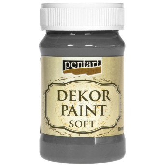 Farba kredowa - Pentart - grafitowy, 100 ml