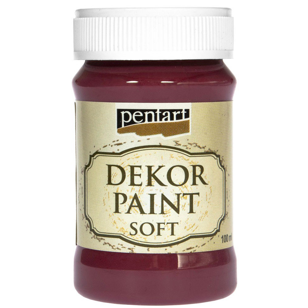 Farba kredowa - Pentart - burgundowa, 100 ml