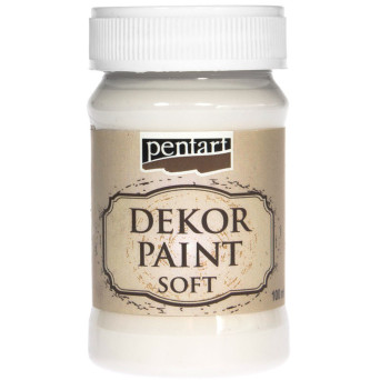 Farba kredowa - Pentart - biały krem, 100 ml