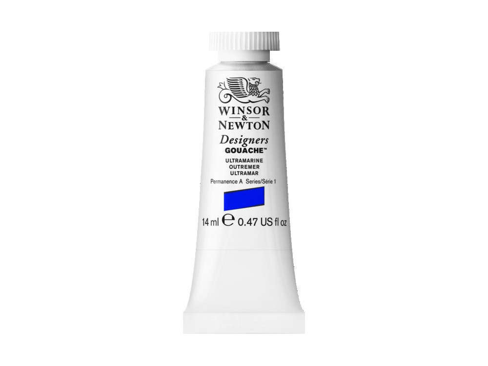 Farba gwasz Designers Gouache - Winsor & Newton - Ultramarine, 14 ml