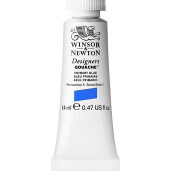 Farba gwasz Designers Gouache - Winsor & Newton - Primary Blue, 14 ml