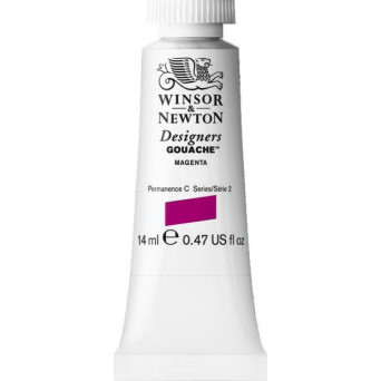 Farba gwasz Designers Gouache - Winsor & Newton - Magenta, 14 ml