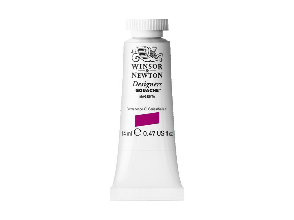 Farba gwasz Designers Gouache - Winsor & Newton - Magenta, 14 ml