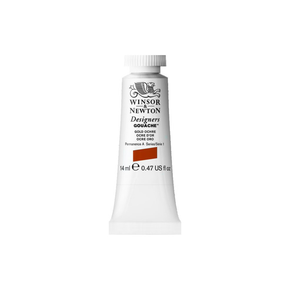 Farba gwasz Designers Gouache - Winsor & Newton - Gold Ochre, 14 ml