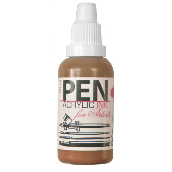 Pen acrilic ink - Renesans - brown, 35 ml