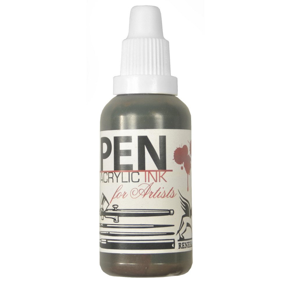 Pen acrilic ink - Renesans - acid green, 35 ml