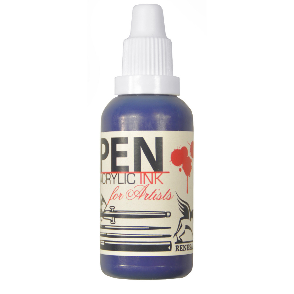 Pen acrilic ink - Renesans - phthalo blue, 35 ml