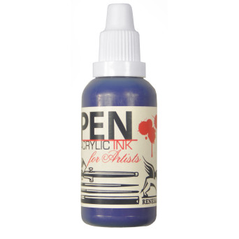 Pen acrilic ink - Renesans - phthalo blue, 35 ml