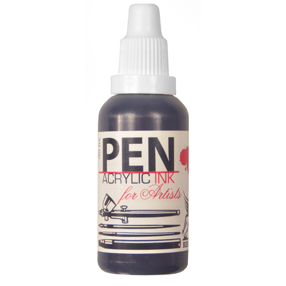 Pen acrilic ink - Renesans - violet, 35 ml