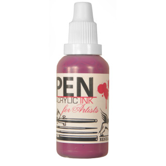 Tusz akrylowy - Renesans - magenta, 35 ml