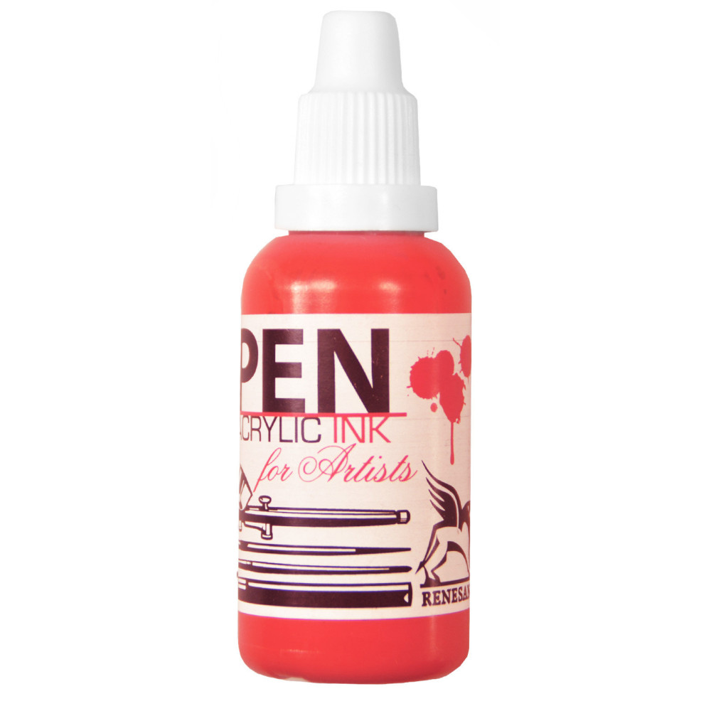 Tusz akrylowy - Renesans - karmin, 35 ml