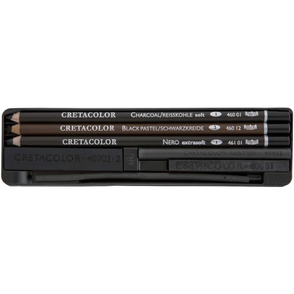 Charcoal Pocket Set - Cretacolor - 8 pcs.