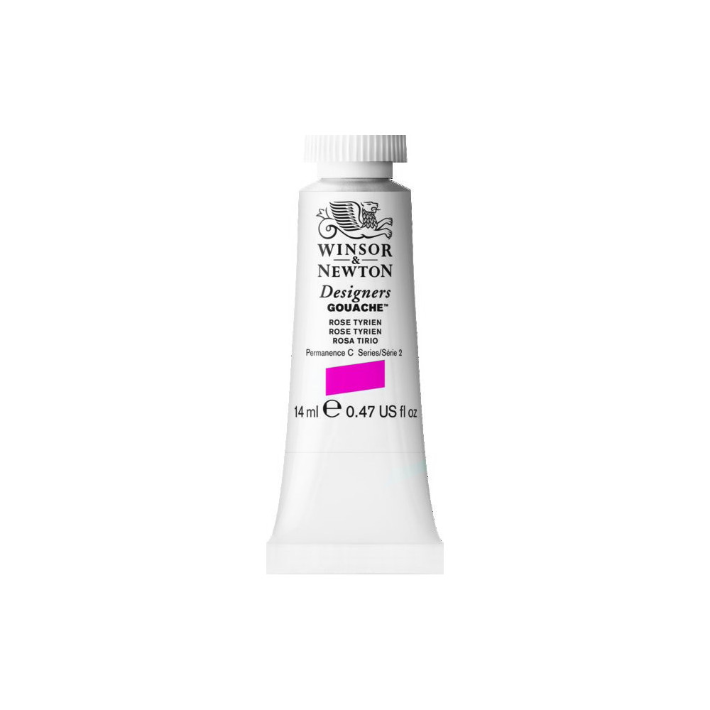 Farba gwasz Designers Gouache - Winsor & Newton - Rose Tyrien, 14 ml