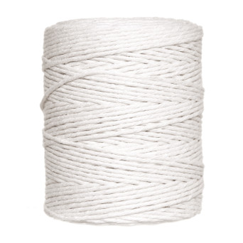 Cotton cord for macrames - natural, light beige, 2 mm, 250 g, 150 m