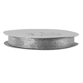 Glitter Ribbon 12 mm 32 m Silver