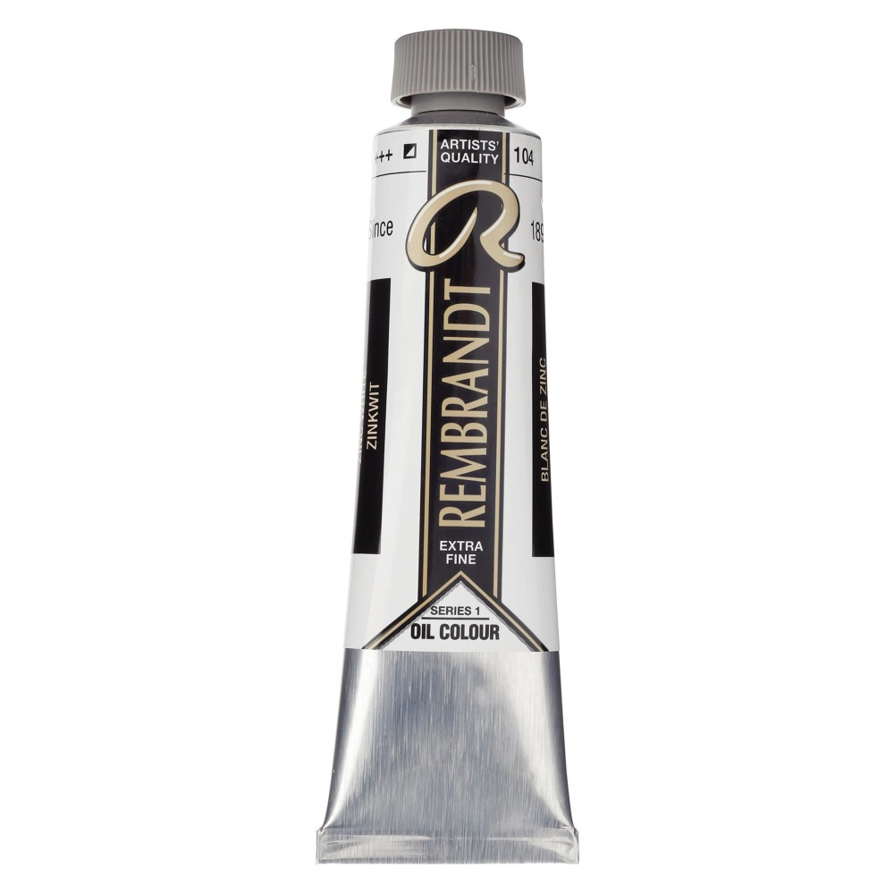 Farba olejna - Rembrandt - Zinc White, 40 ml