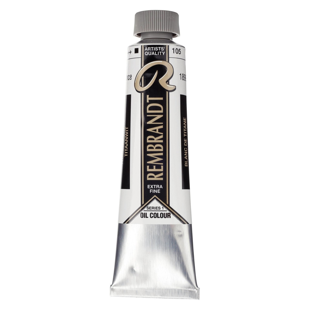 Farba olejna - Rembrandt - Titanium White, 40 ml