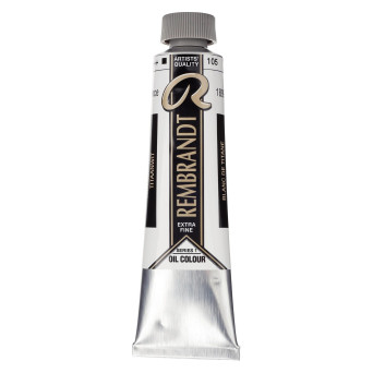 Farba olejna - Rembrandt - Titanium White, 40 ml