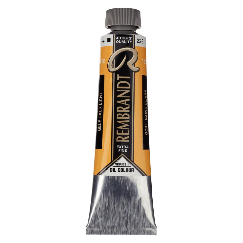 Farba olejna - Rembrandt - Yellow Ochre Light, 40 ml