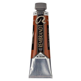 Oil paint in tube - Rembrandt - Raw Sienna, 40 ml