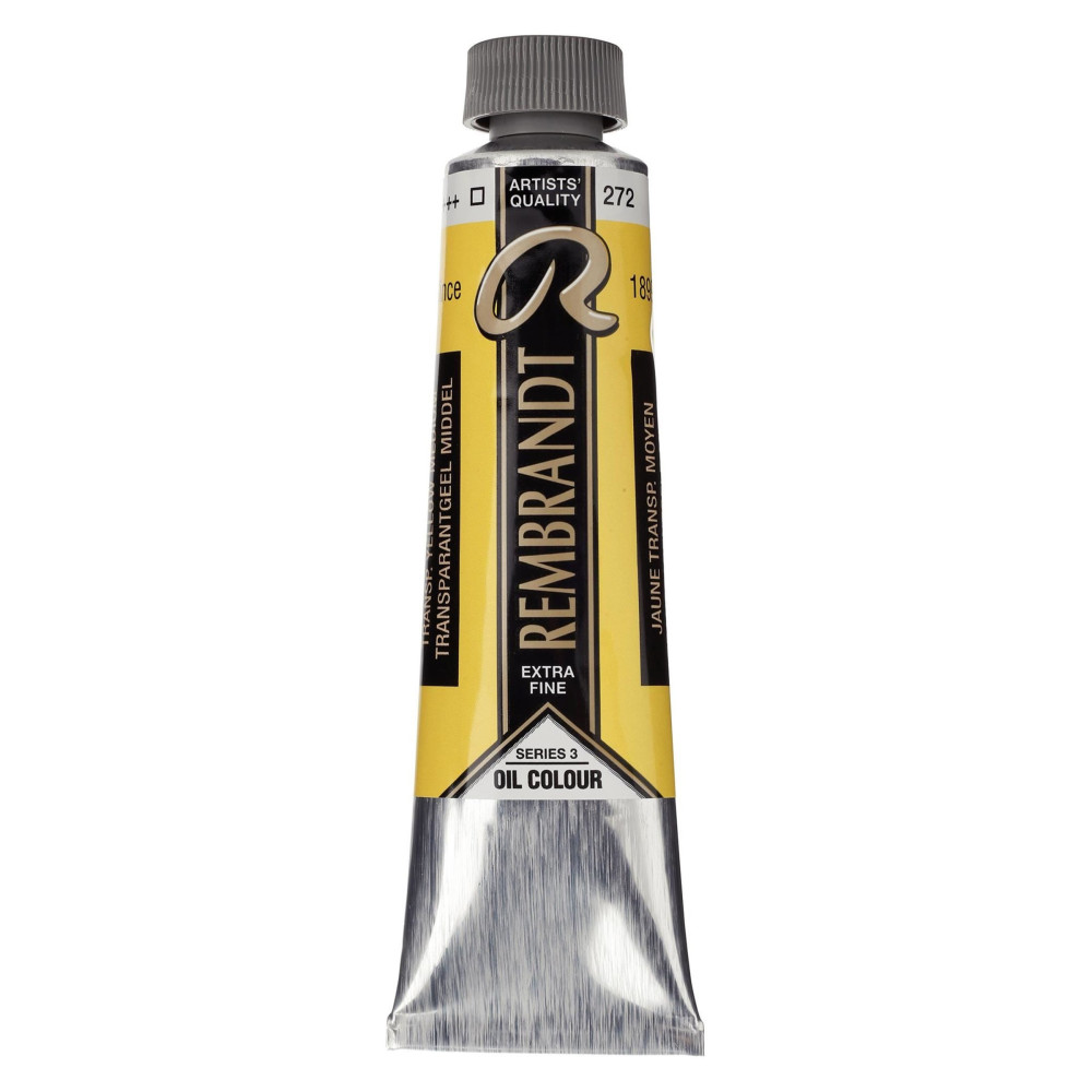 Farba olejna - Rembrandt - Transparent Yellow Medium, 40 ml