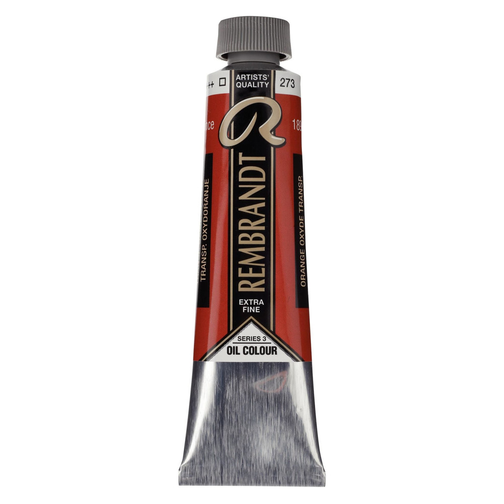 Farba olejna - Rembrandt - Transparent Oxide Orange, 40 ml