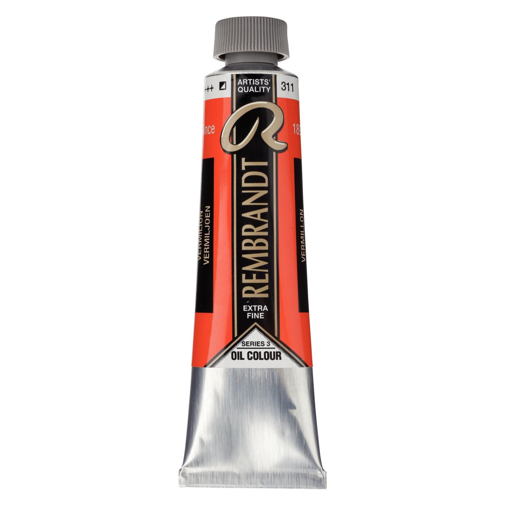 Oil paint in tube - Rembrandt - Vermillion, 40 ml