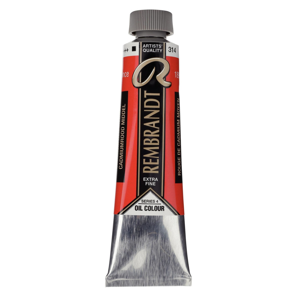 Oil paint in tube - Rembrandt - Cadmium Red Medium, 40 ml