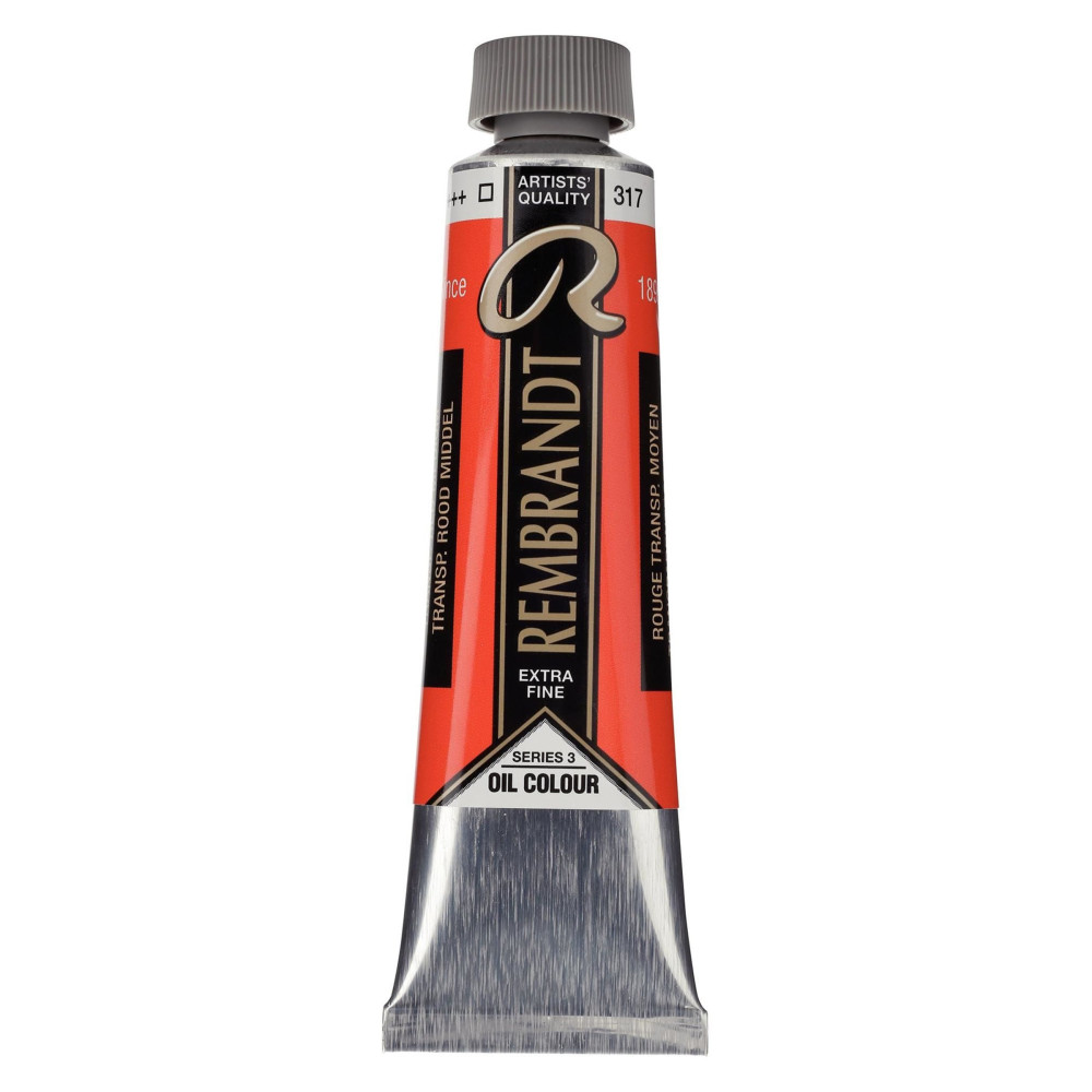Farba olejna - Rembrandt - Transparent Red Medium, 40 ml